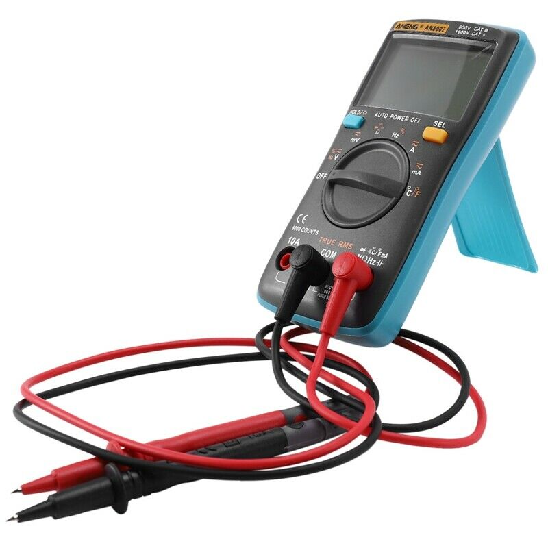 Aneng An8002 Digital Multimeter 6000 Counts Digital Multimeter Transistor TestS5