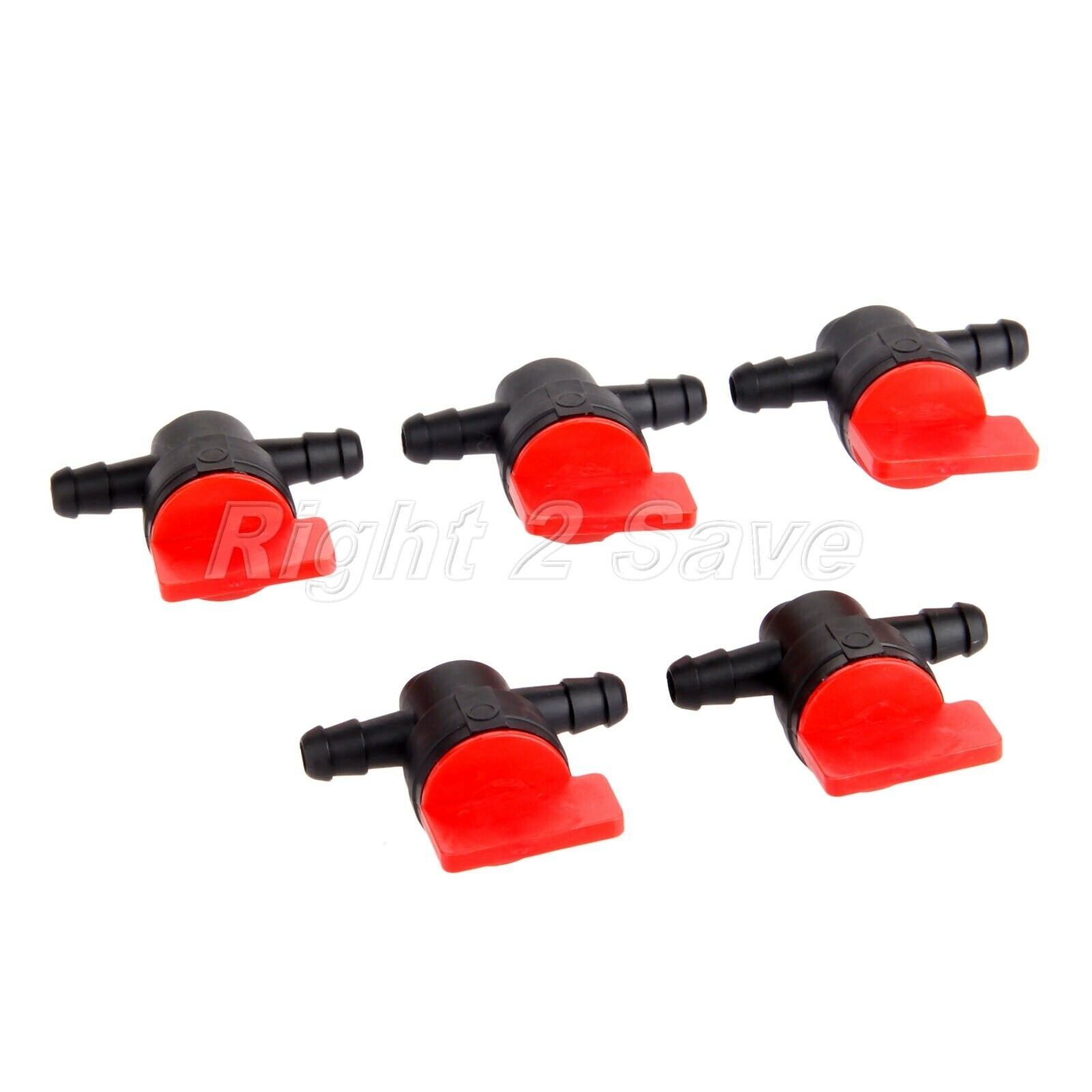 5 x InLine Straight Fuel Gas Cut-Off Shut-Off Valve Parts For BRIGGS & STRATTON