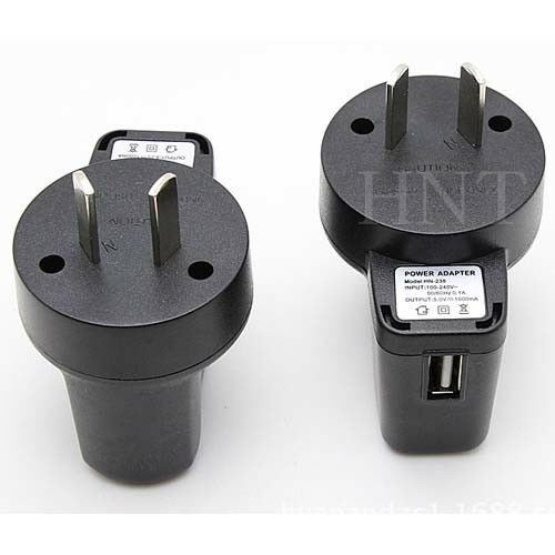 USB Port AU Plug 1A AC Power Travel Home Wall Charger Adapter For Smartphone