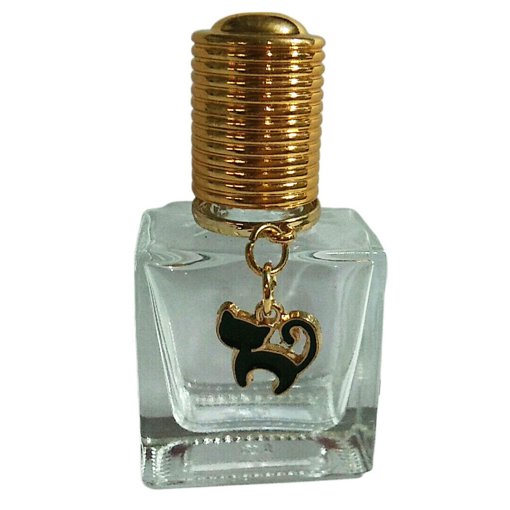 10ml Perfume Roll on Bottles Travel Refillable Lip Gloss Container Vial Cat