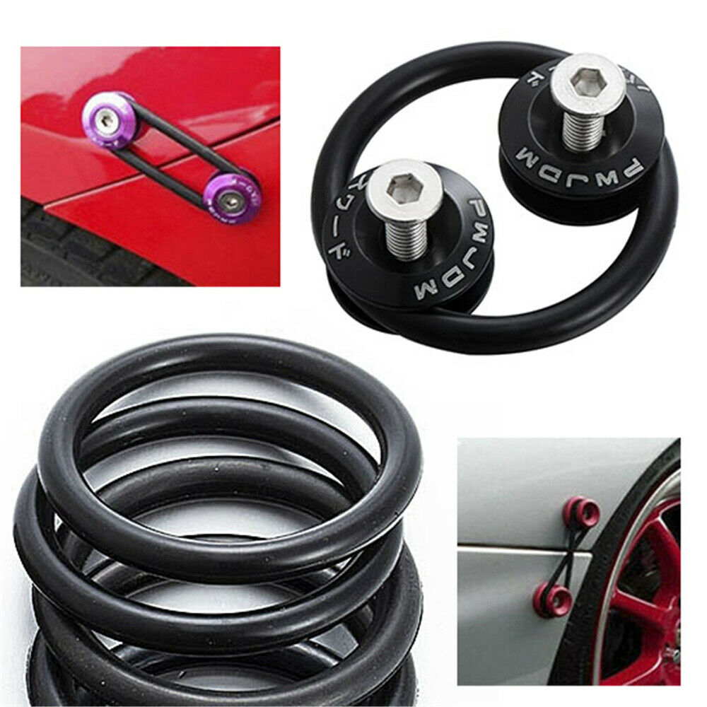 For Car Bumper Hatch Lids JDM Quick Release Fasteners Fixed Buckle Nut Aluminium