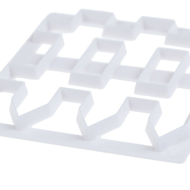 Fence Design Plastic Fondant Cutter Cake Mold Fondant DIY Decorating Tool.l8