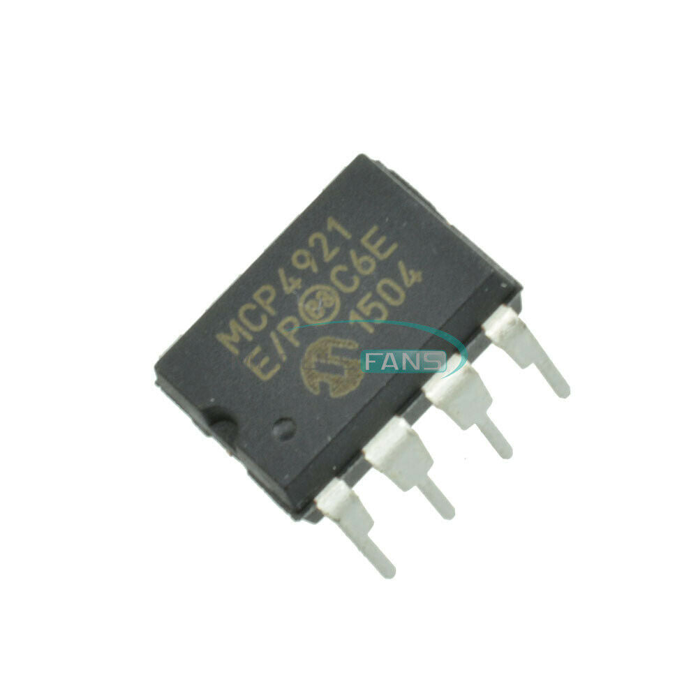 2PCS MCP4921 Digital Analog Converter IC MICROCHIP DIP8 MCP4921 MCP4921-E/P IC