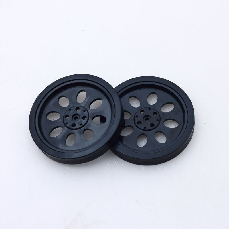 1PCS 70mm T25 Rubber Wheels Match 360 Degree Servo Wheels Parts For DIY Robot