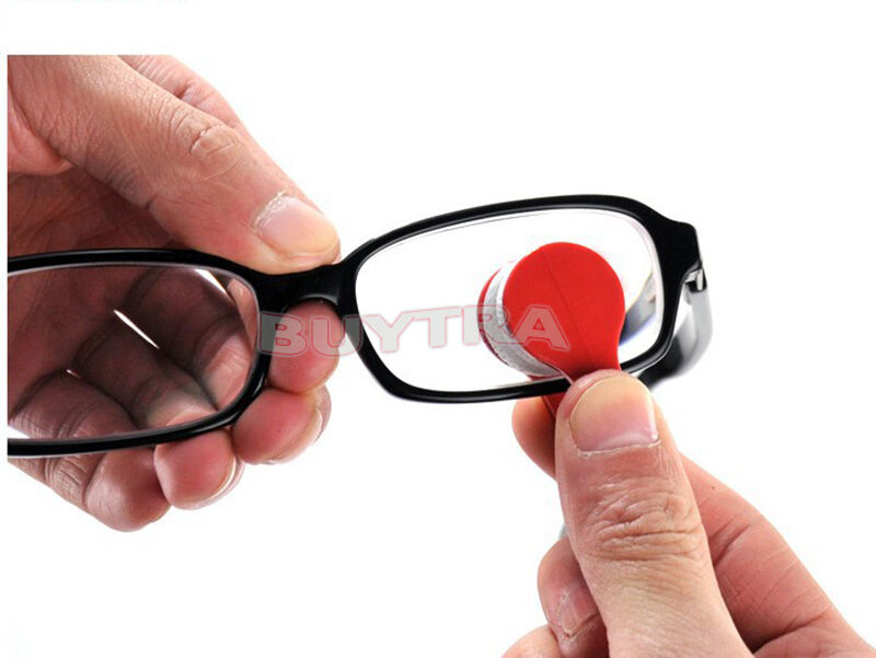 Stylish Mini Sun Glasses Eyeglass Microfiber Brush Cleaner BD