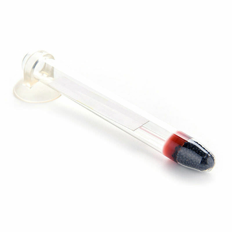 Glass Meter Aquarium Fish Tank Water Temperature Thermometer Suction Cup
