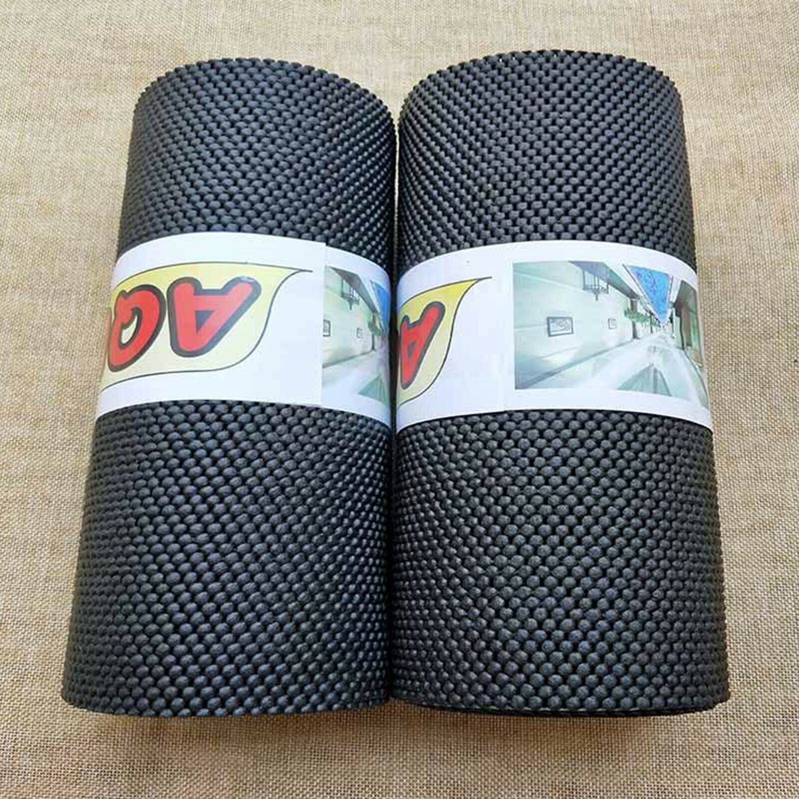 Rubber Floor Tiles with Drain Holes DIY Size Bathroom Shower Toilet Non-Slip