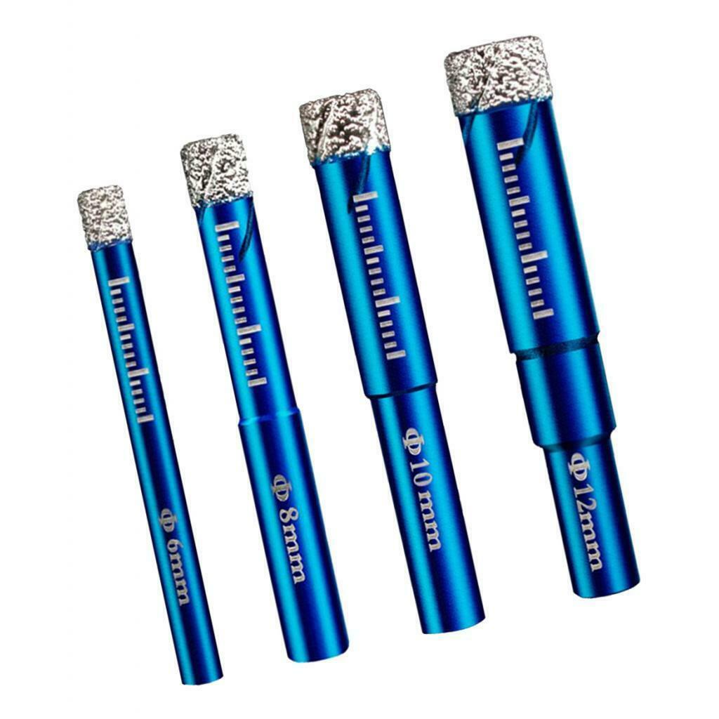 8pc Diamond Core Grit Drill Bit Power Tool for Ceramic Tile Marble Glass