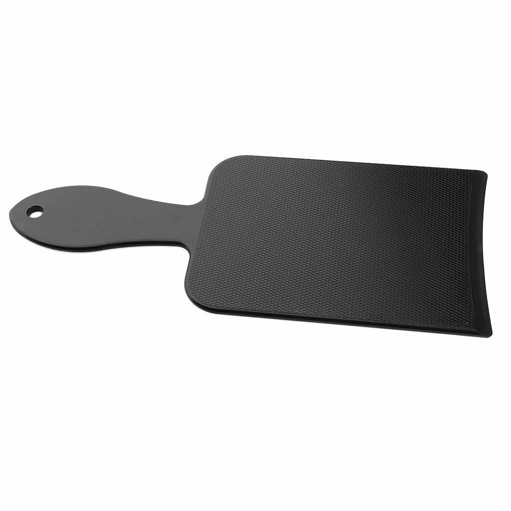 2 Packs Salon Plastic Flat Top Coloring Balayage Highlight Board Black M/L