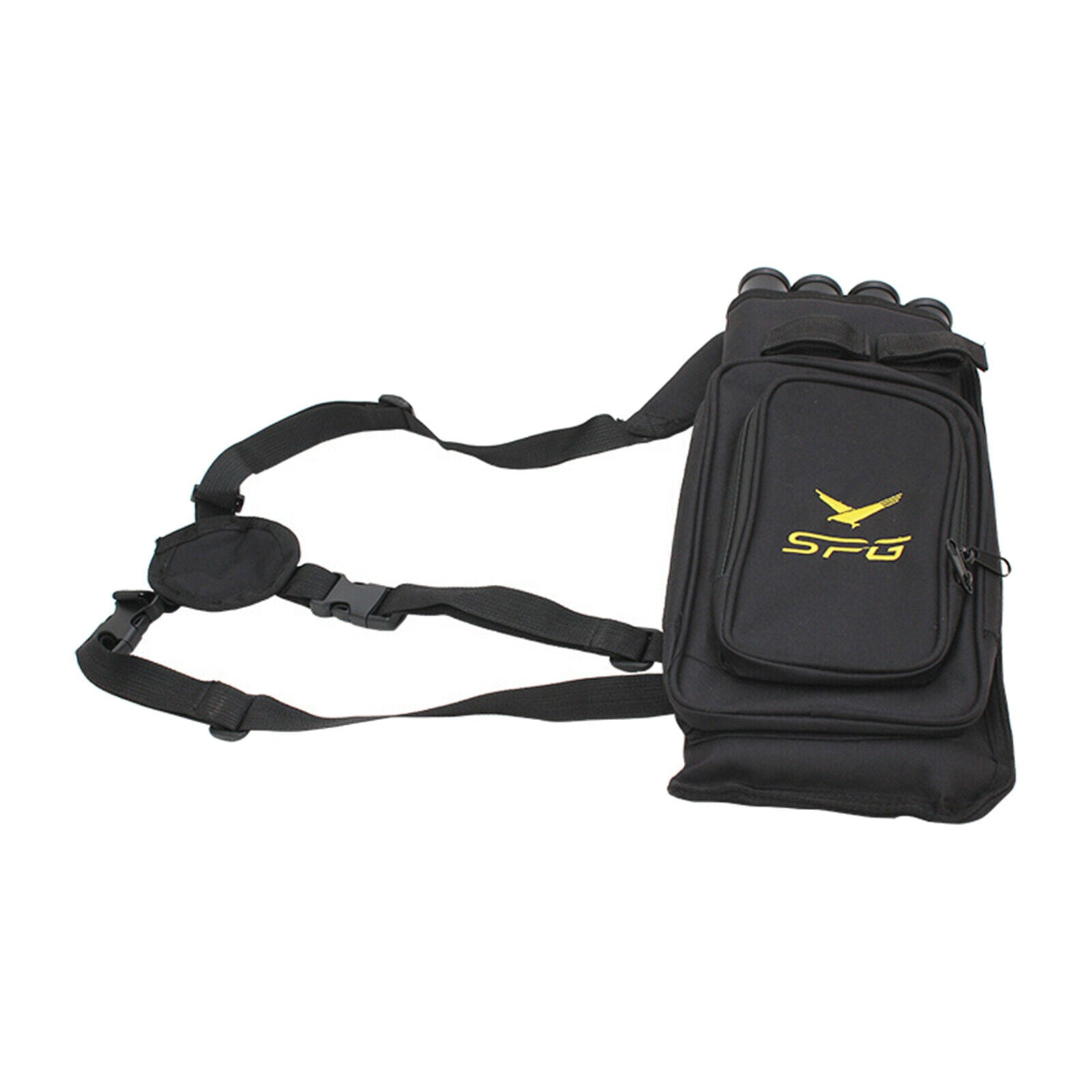 Archery Arrow Quiver Strap 4 Tube Back Bag Holder for Hunting Training Sport