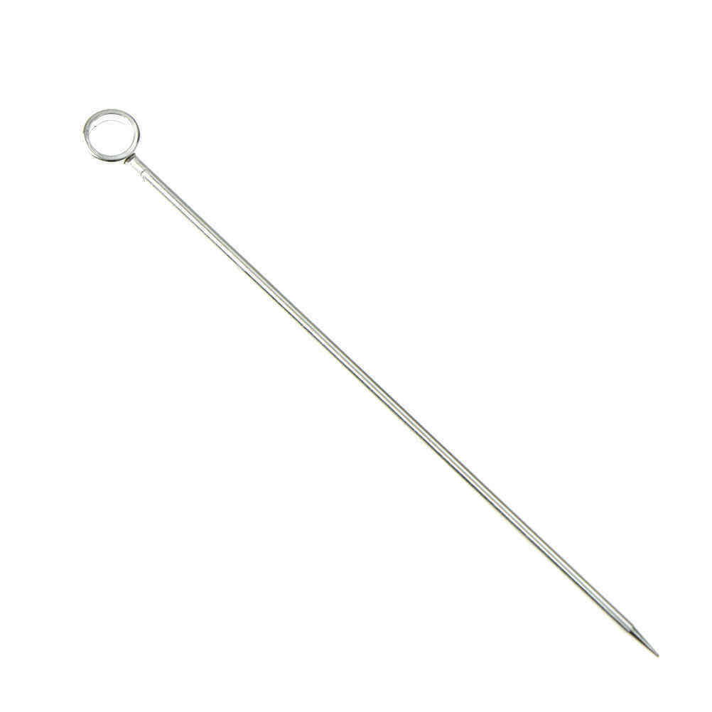 4 Kinds Stainless Steel Cocktail Wine Needle Fruit Toothpick Fork Kitchen .l8
