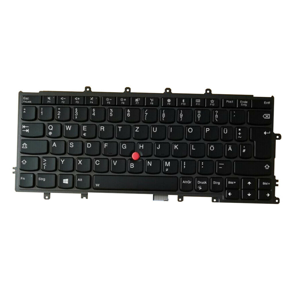 New Keyboard Backlight GER Layout for Lenovo Thinkpad X250 Series Black
