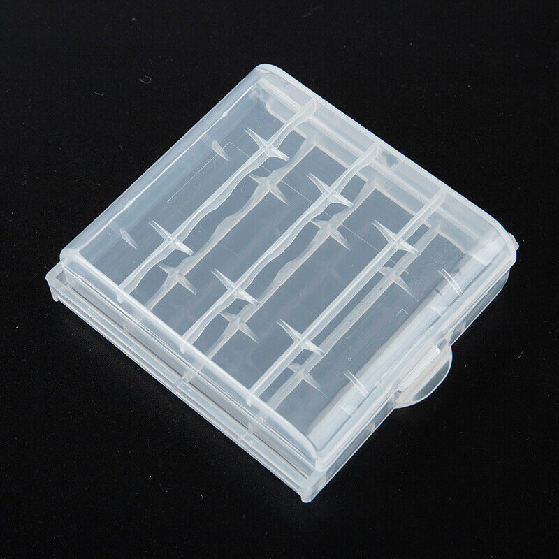 4 grid Portable Hard Plastic Case Holder Storage Box Cover for AA / AAA B.l8