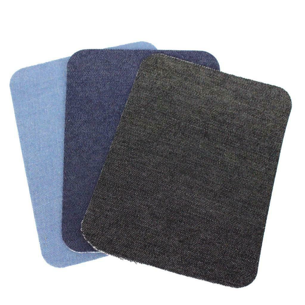 12x Quality Denim Sewing Patches Elbow for DIY Iron On Jean Clothing Appliques