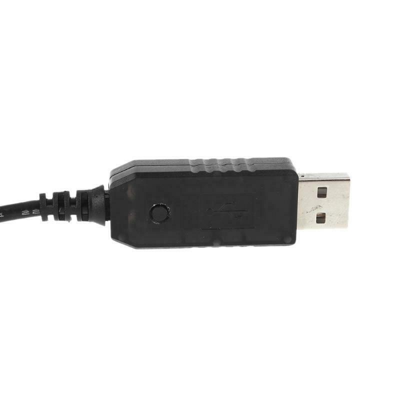 QC3.0 USB to 5V 9V 12V Adjustable Voltage 5.5x2.5mm Power Cable for Router LED