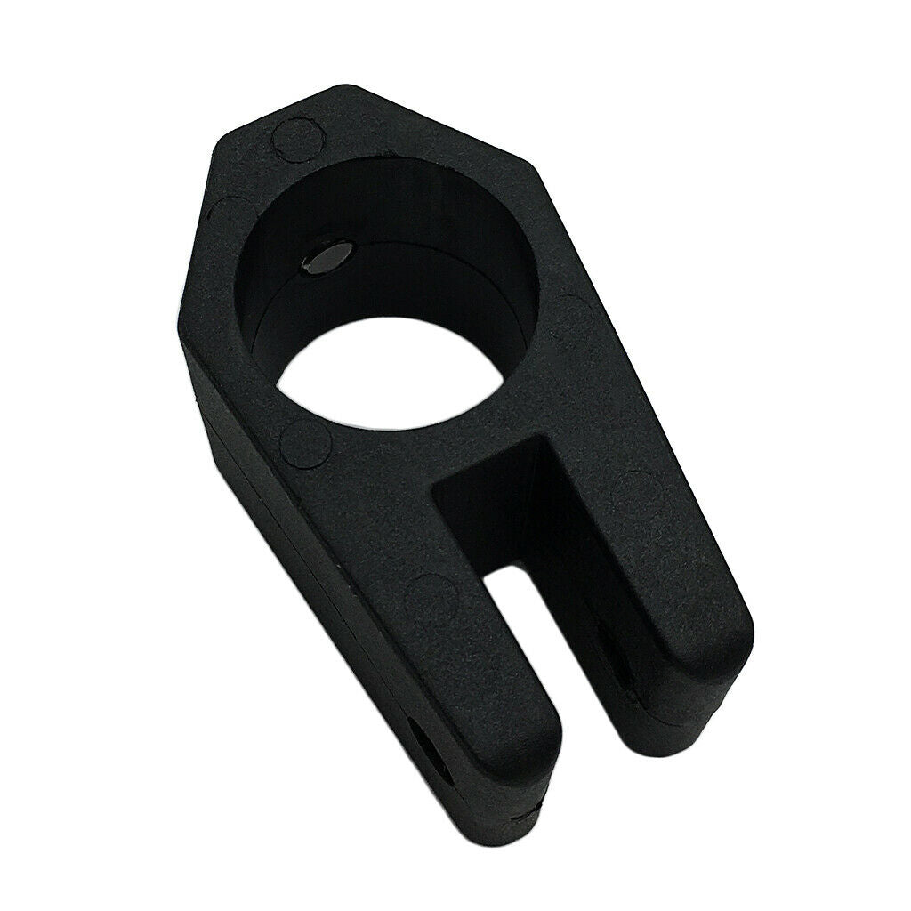 Heavy Duty Jaw Slide Hinged Bimini Top for 7/8" Tube with Bolt 1/4" Black