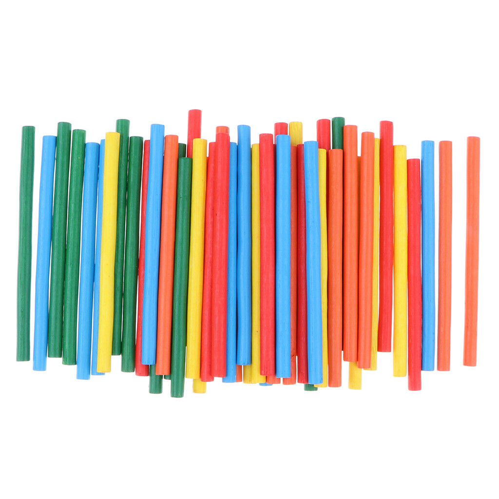 2X Wooden Counting Sticks Math Educational Teaching Learning Toys for Kids