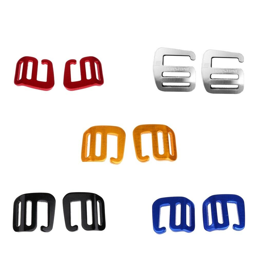 10 Pieces 1inch Sturdy Hook Outdoor Webbing Buckle Luggage Sack Pack Bag Strap