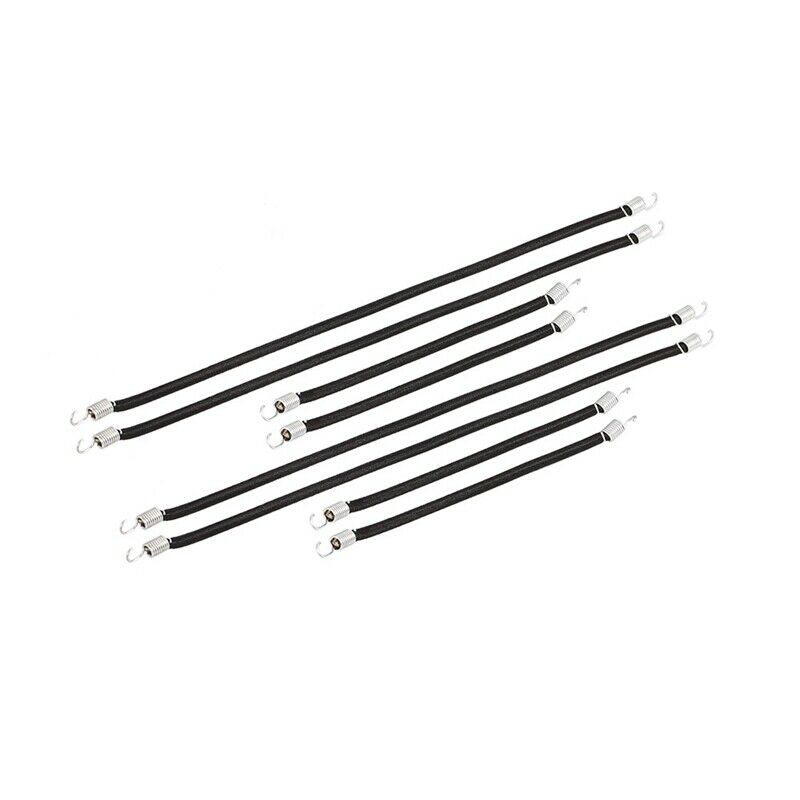 8Pcs Elastic Roof Rack Rope Luggage Cords for 1/10 RC Rock Cler Truck Axial SCE8