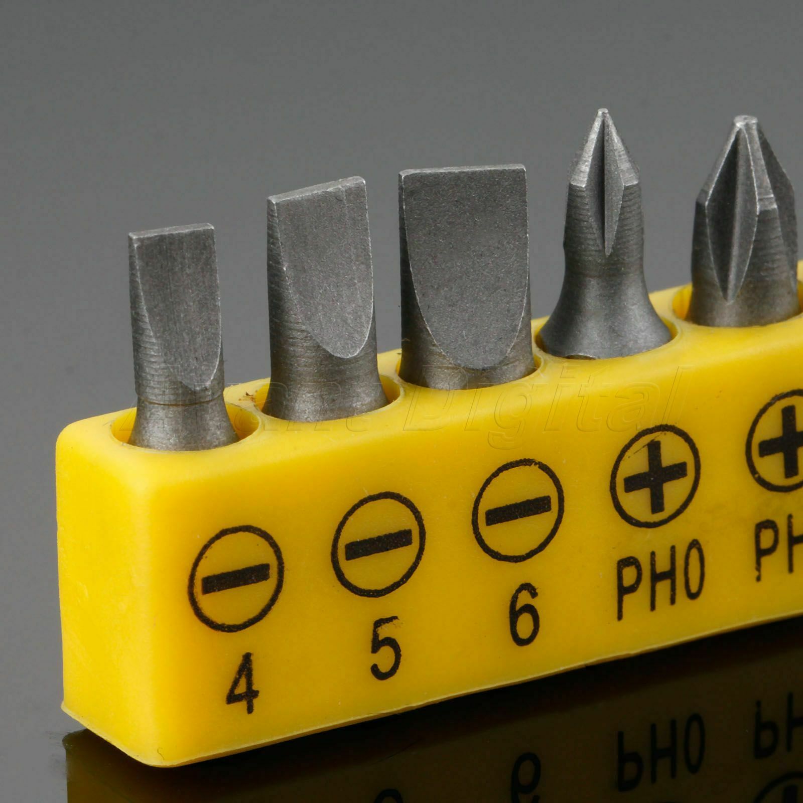 10pcs Hex Shank Screwdrivers Bit Set Drills Impact Driver Hex Shank Magnetic A8D