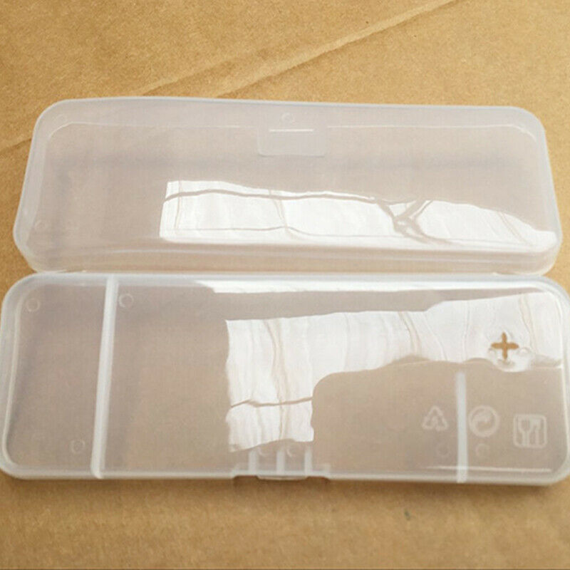 Adults Men Shaver Storage Box Plastic Razor Holder Case Transparent Organizer