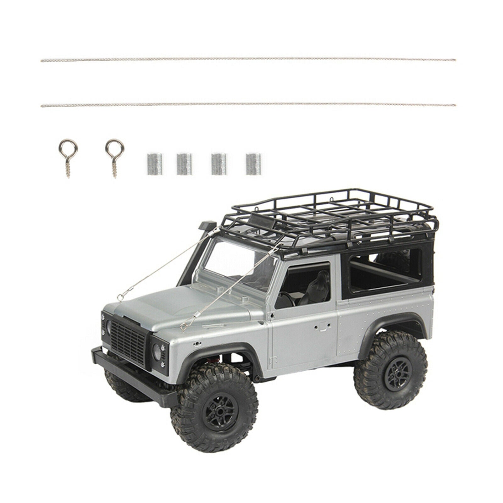 Limb Riser Cable Rope for MN D90 MN45 1:12 RC Rock Crawler Decoration Parts