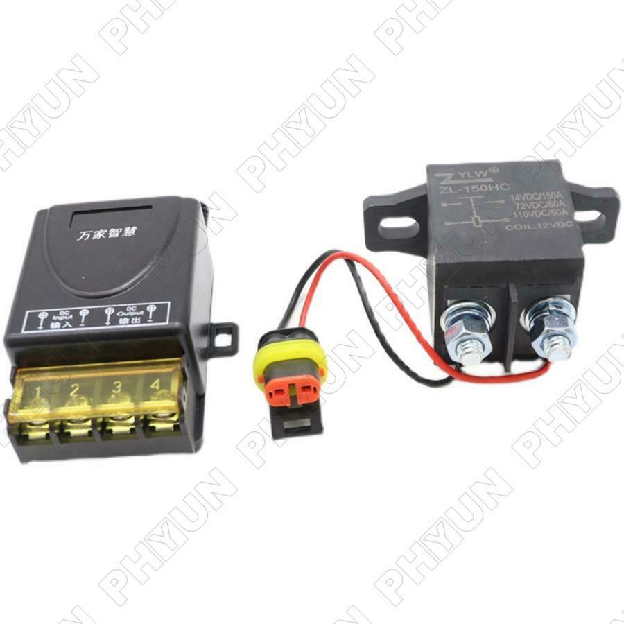 Wireless Remote 12V Universal Auto Car Battery Disconnect Switch Cut Off System