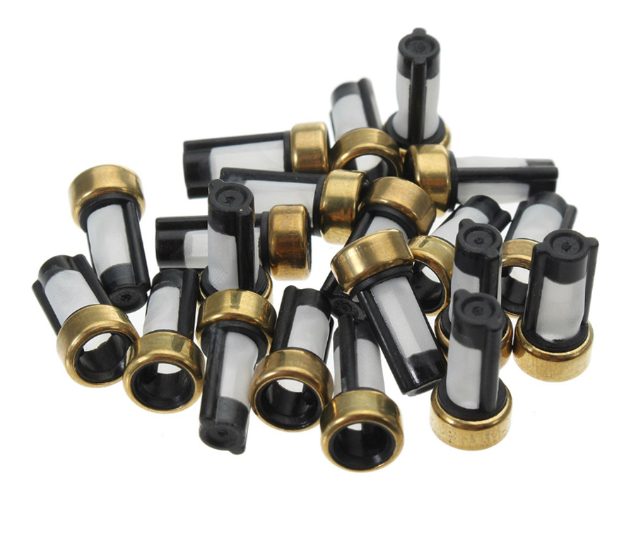 100 Pcs  6*3*12mm Fuel Injector Micro Basket Filter for ASNU03C Repair Kits