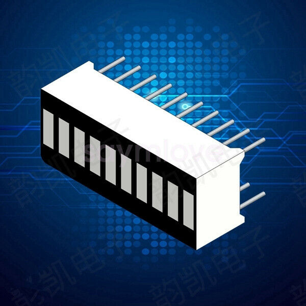 5x New 10 Segment Led Bar Graph MULTICOLOR