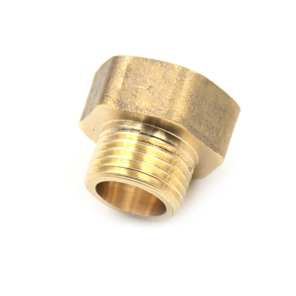 1/2PT Male to3/4PT Female Thread Brass Hose Pipe Hex Bushing Reducer Fitting Pip