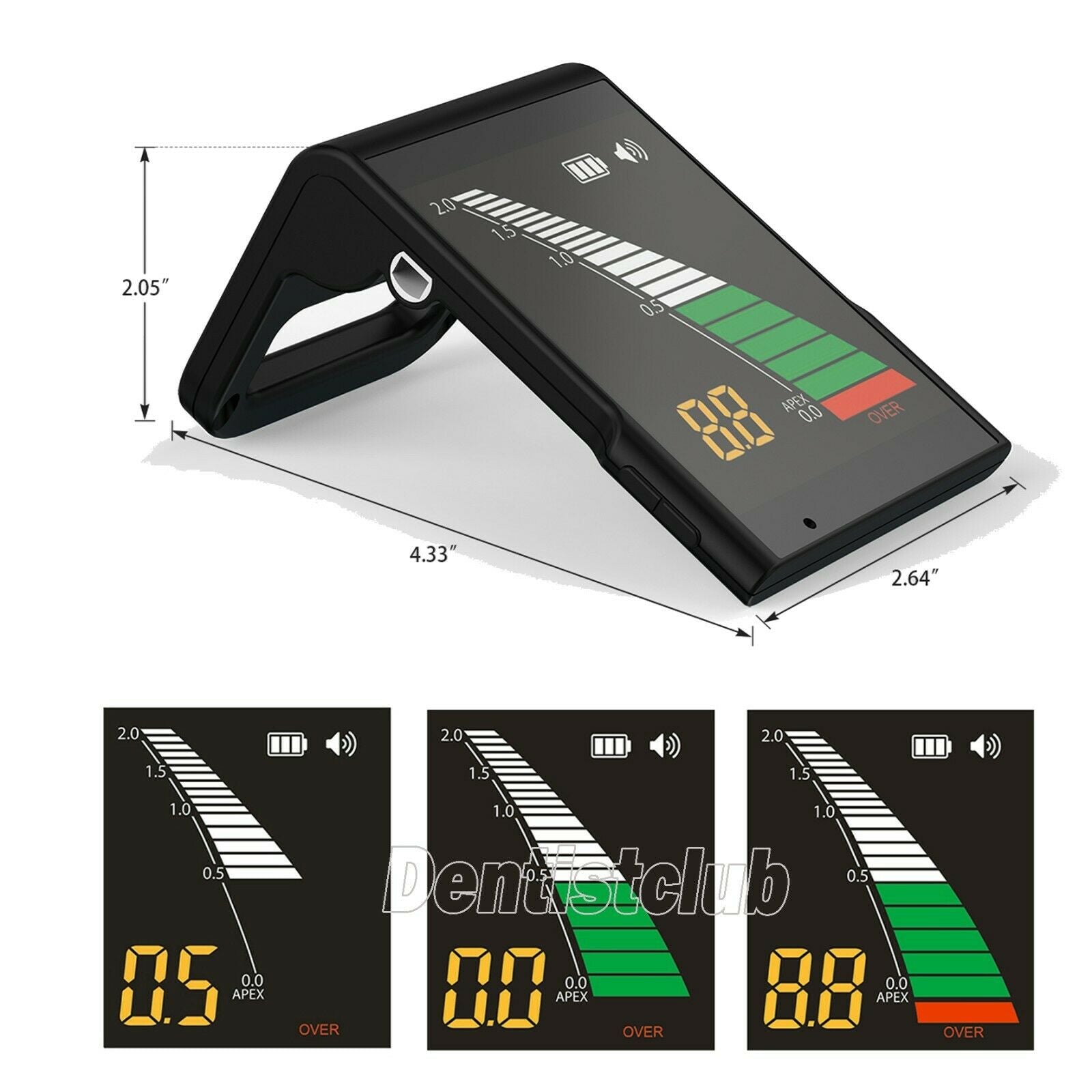 Dental Endo 3.2'LCD Root Cancal Electronic Apex Locator Apex-X Automatically USB