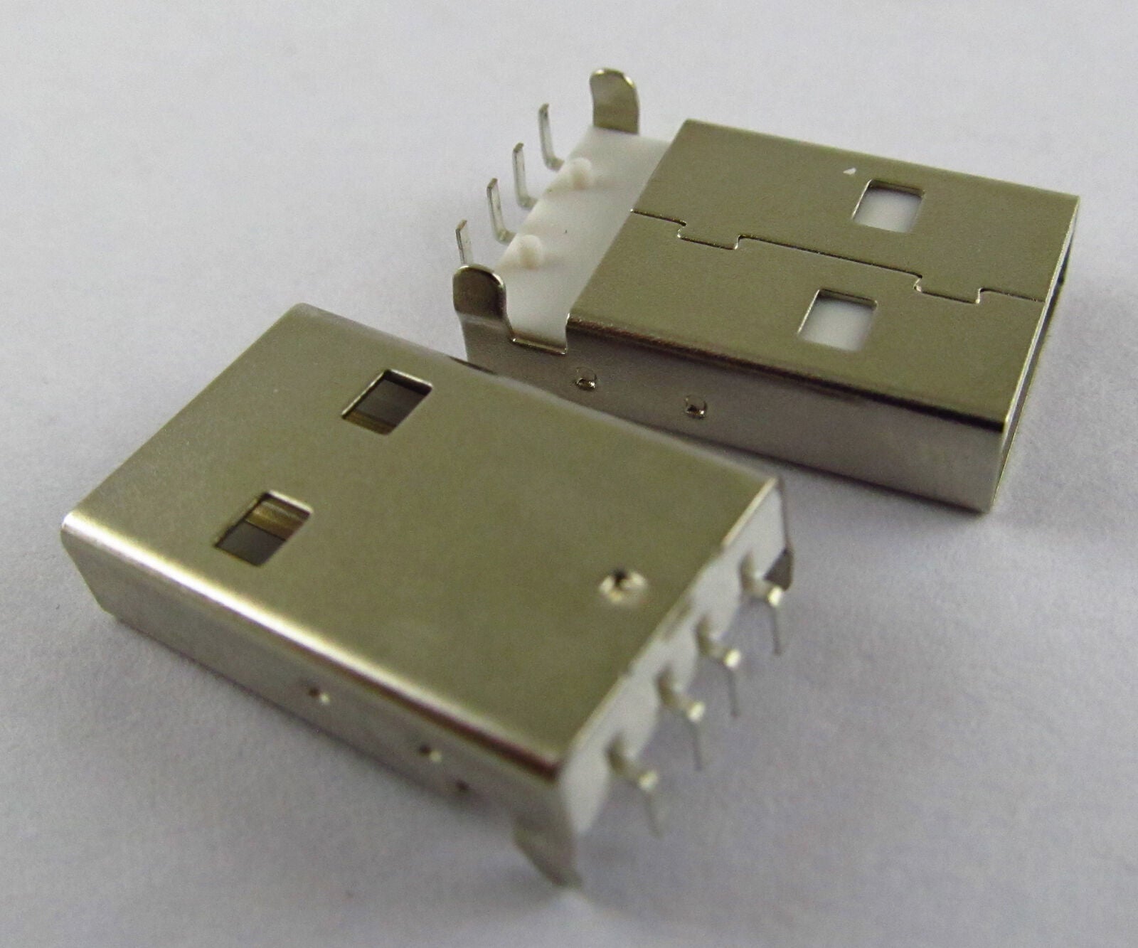 1pc A Type 90 Degreee Right Angle USB 4pin Male Socket Connector PCB Socket