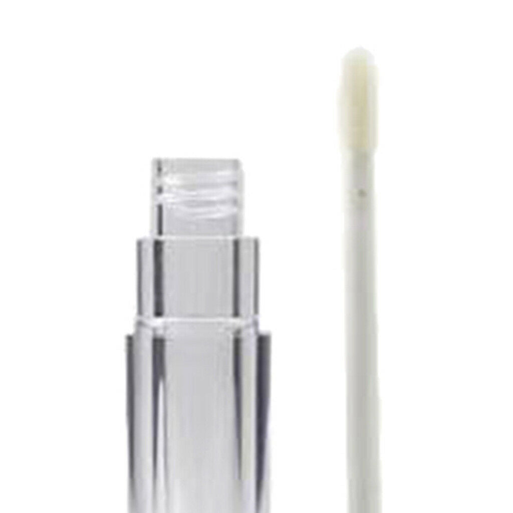 3x Empty Plastic Makeup Eyelash Mascara Lip Gloss Tube Container Bottle 4ml