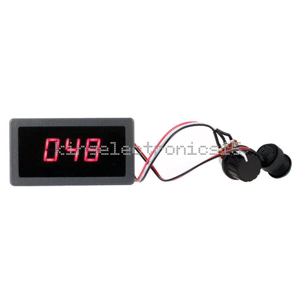 Motor DC 6-30V 12V 24V Max 8A Speed PWM Controller With Display & Switch Digital