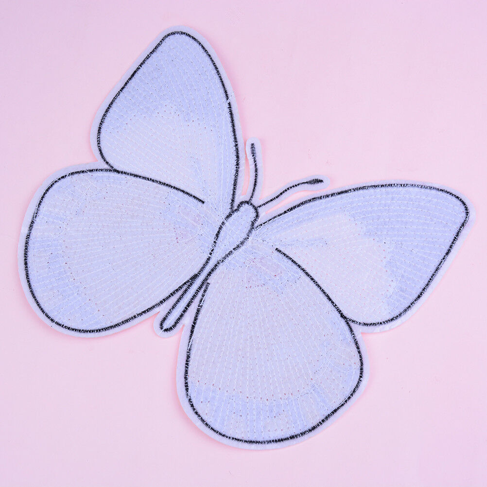 1pc butterfly reversible sequined sew on patches for clothes handmade di.l8