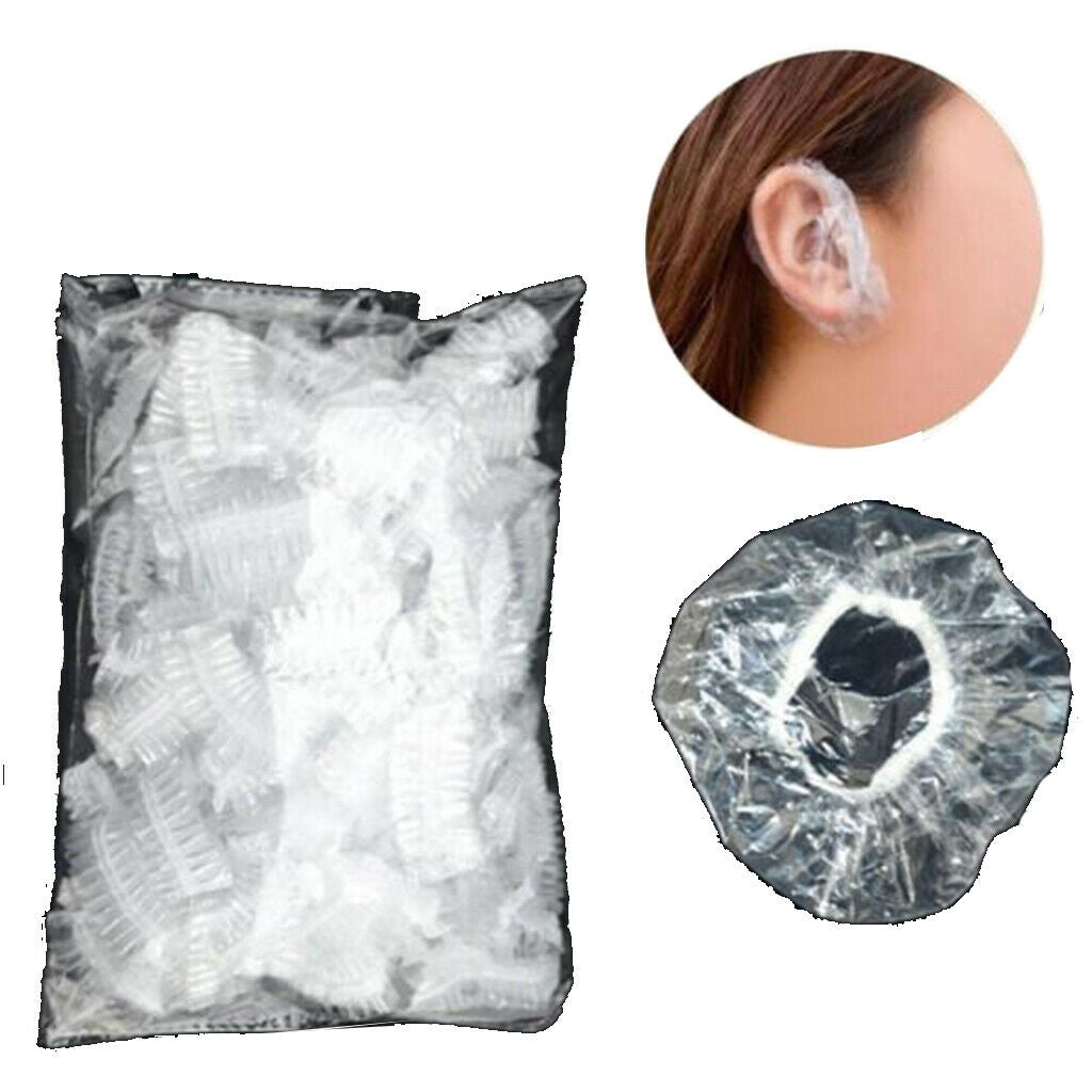 100x Waterproof Ear Cover Shield Protector for Home Use Hair Dyeing Shower