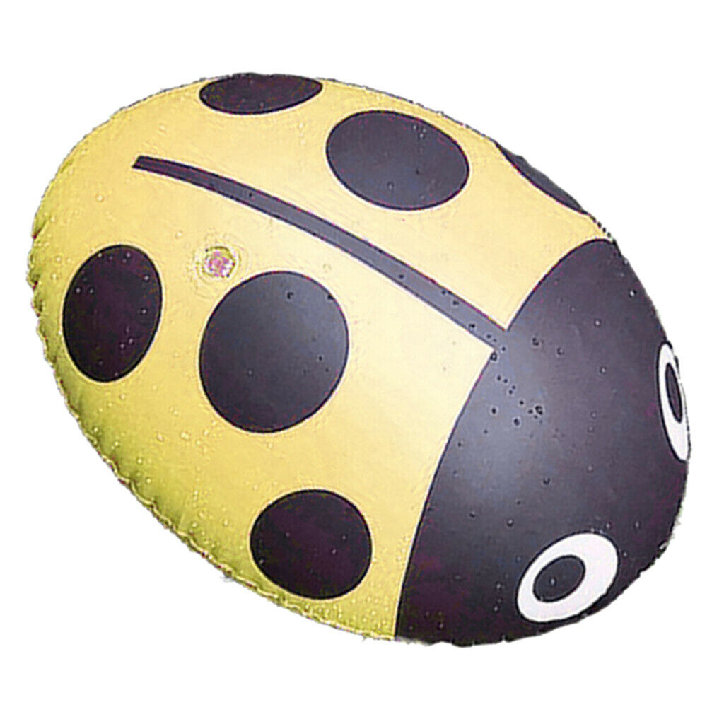 Inflatable Swimming Air Bag Float Buoy Gasbag Ladybug Flotation Ball Yellow