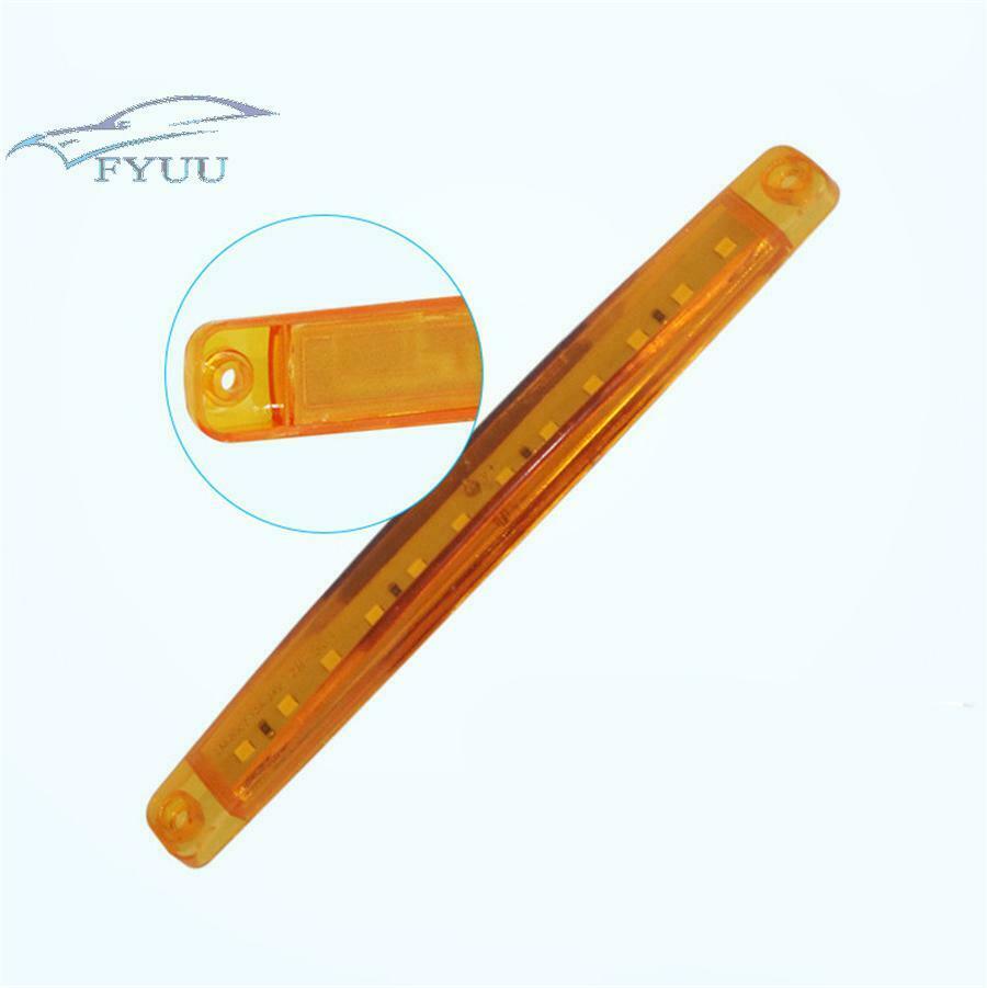 20PCS  For Trailers 12LED DC 24V 172*18 mm Truck LED Side Marker Parking Lights