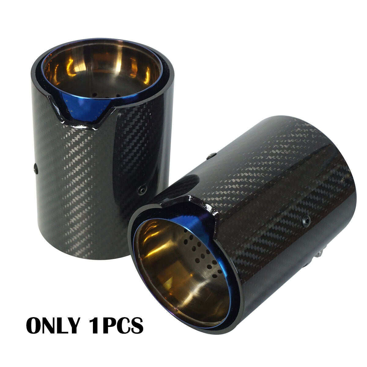 2.6'' Stainless Steel Carbon Fiber Exhaust Tip For BMW F87 F80  F82 F83 F12 F13