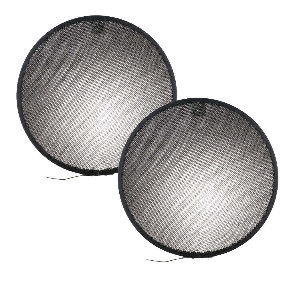 2 Pieces 10 Deg Honeycomb Grid for 7" Reflector Diffuser Lamp Shade
