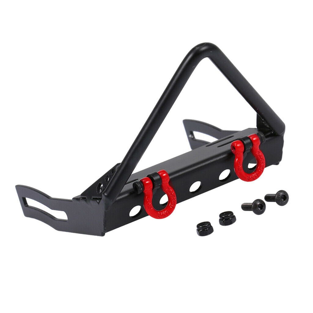 1:10 Front Bumper with 2 Shackles for 1/10 AXIAL SCX10 RC Rock Crawler Parts