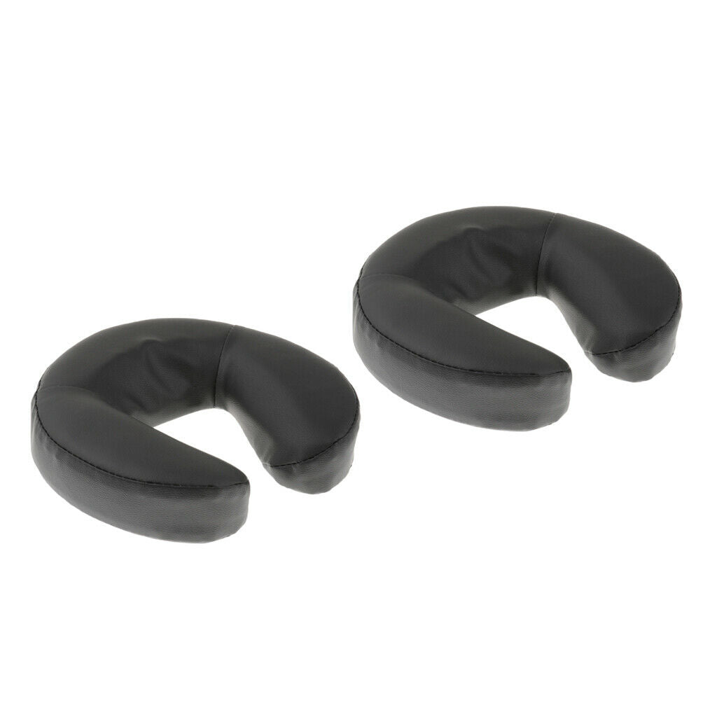 2x U Shaped Spa Massage Table Bed Face Rest Down Cradle Cushion Foam Pillow