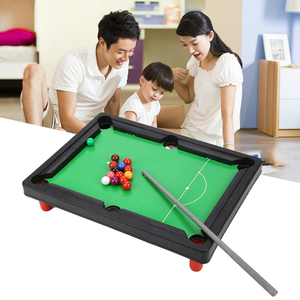 Mini Table Pool Table Game Billiard Cues Balls Gift Interaction Sports Toys