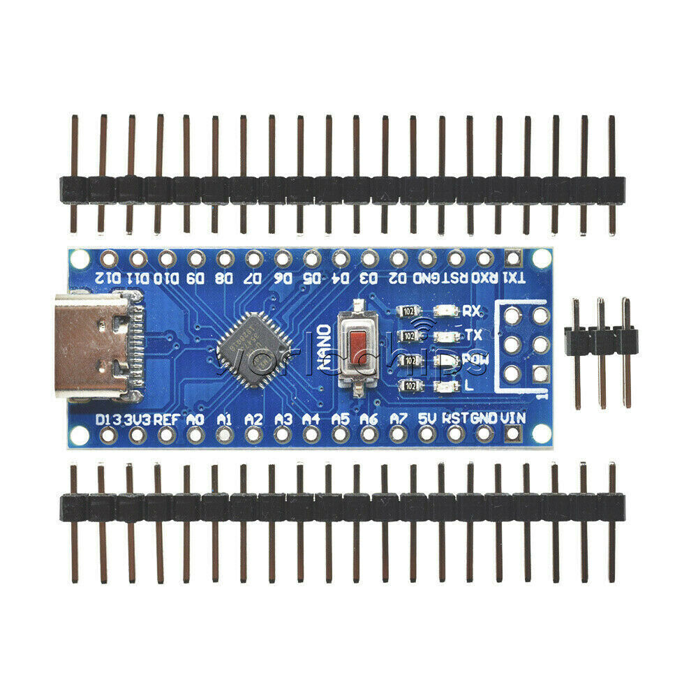5PCS Type-C USB Nano V3.0 ATmega328 Micro-Controller 5V 16M CH340G Drive Arduino