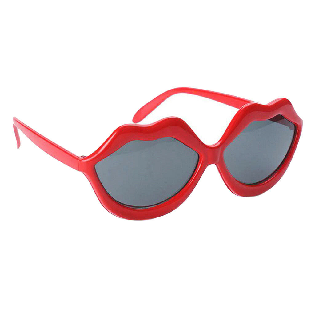 Red Lip Kissing Glasses Sunglasses Wedding Girls Night out Costume Accessory