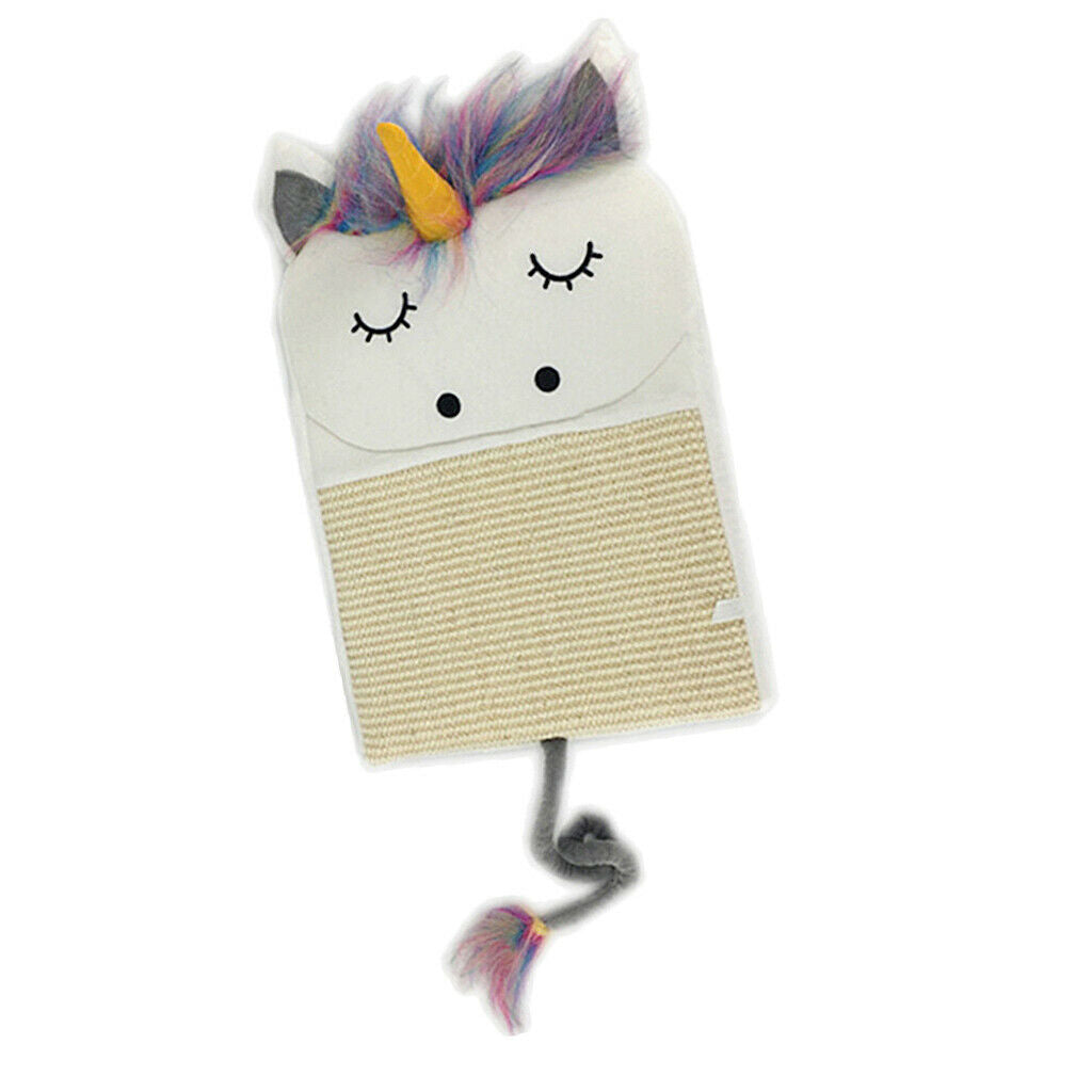 Cartoon Cat Kitten Scratch Mat Sisal Pad Scratcher Board Sofa Cushion  #1