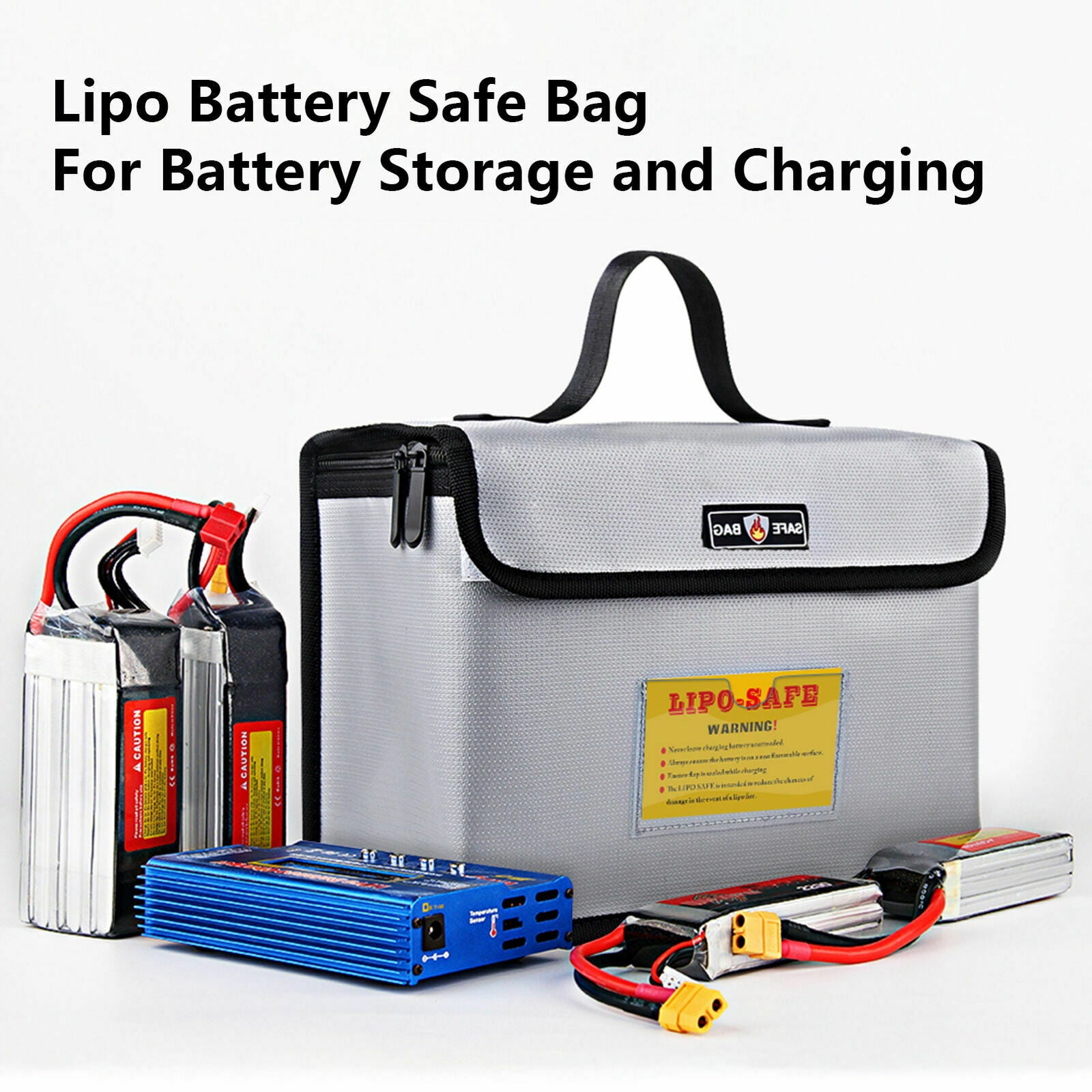 Lipo Safe Bag Waterproof Fireproof Storage Case for Li-po Battery Safety Guard