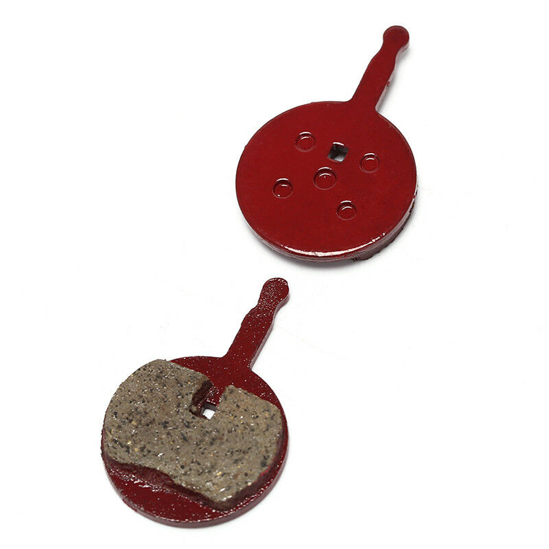 1 Pair Mountain Bike Bicycle Semi-Metallic Red Brake Pads for BB5 Nic.l8