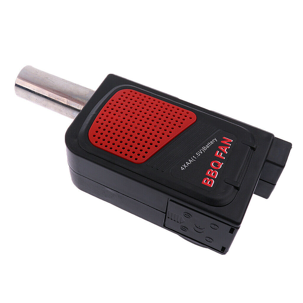 Portable Electric Barbecue BBQ Fan Air Blower Fire Bellows Camping Cooking