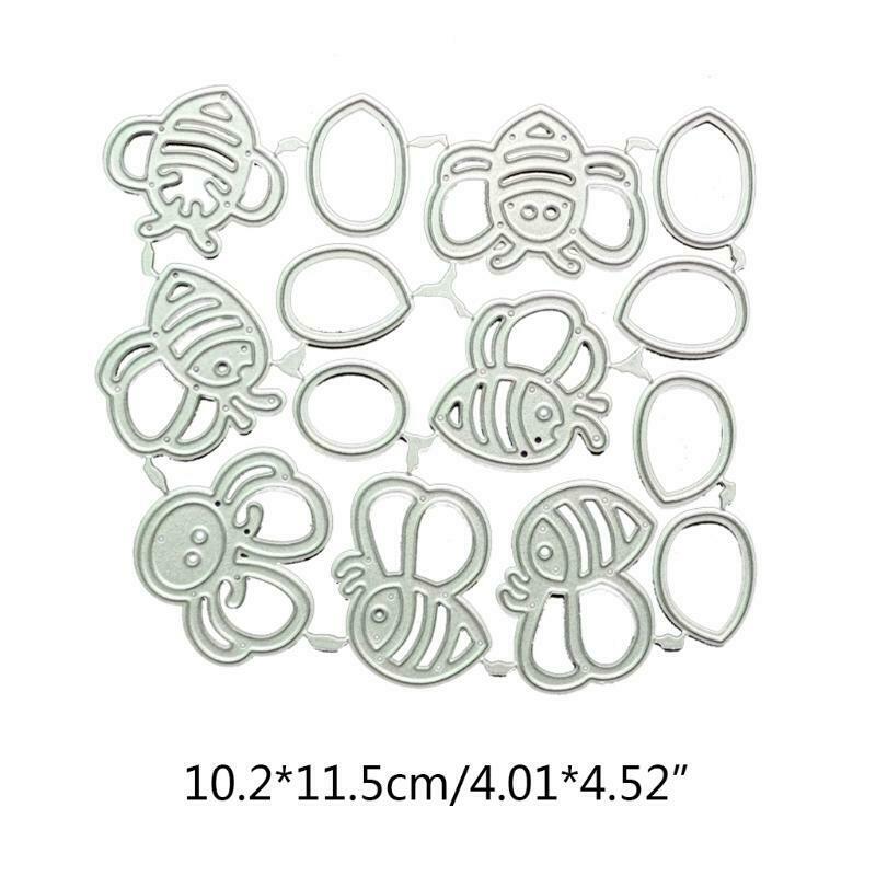 Cute Cartoon Bee Carbon Steel Cutting Dies DIY Scrapbooking Photo Album Cards